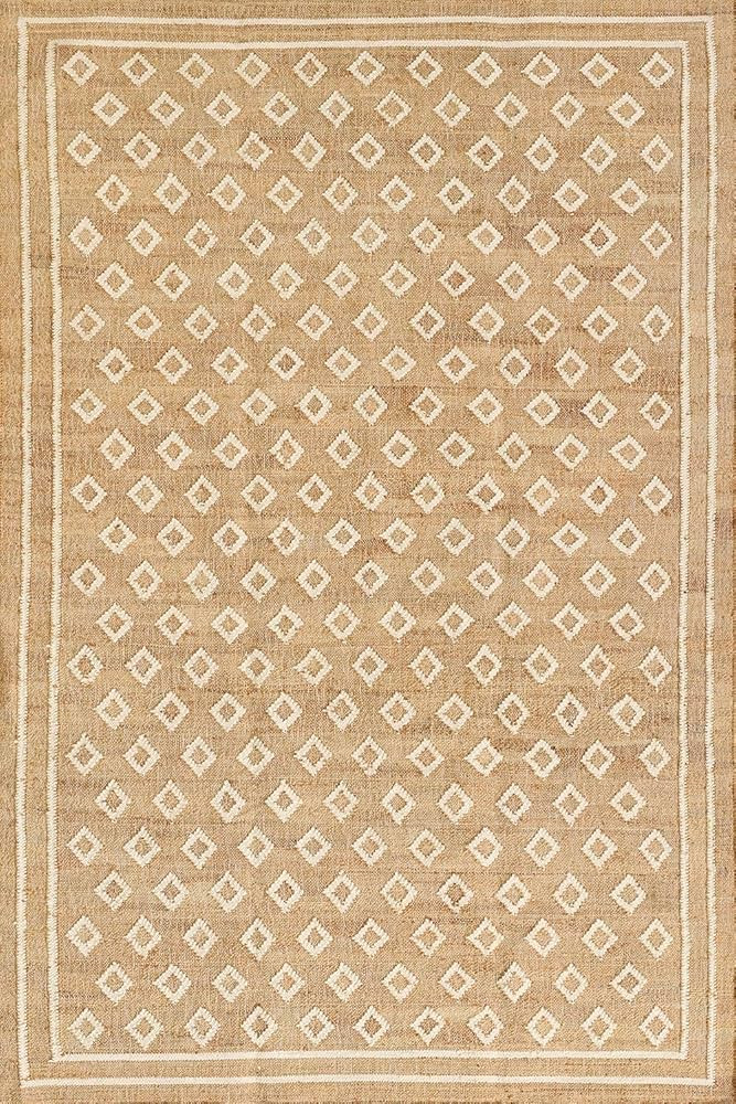 ORC-6 Natural 2' X 3' Hand Woven 70% Jute 20% Wool 10% Cotton Area Rug | Amazon (US)