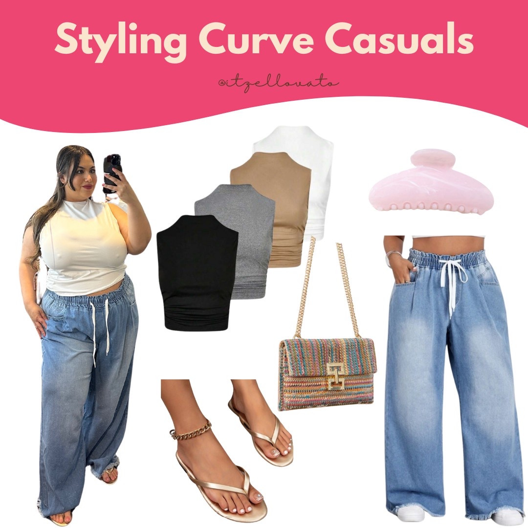 styling curve casuals. cute casual spring outfit. 

#LTKStyleTip #LTKPlusSize #LTKMidsize