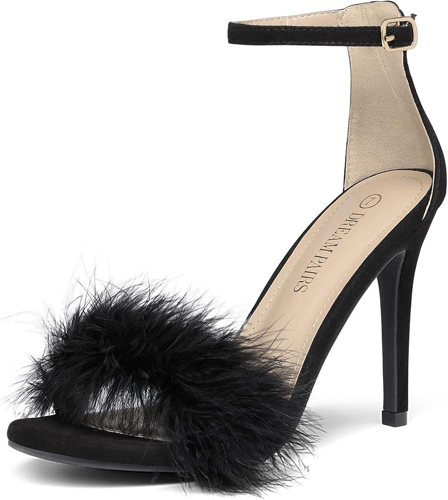 DREAM PAIRS Women's Karrie High Stiletto Pump Heeled Sandals | Amazon (US)