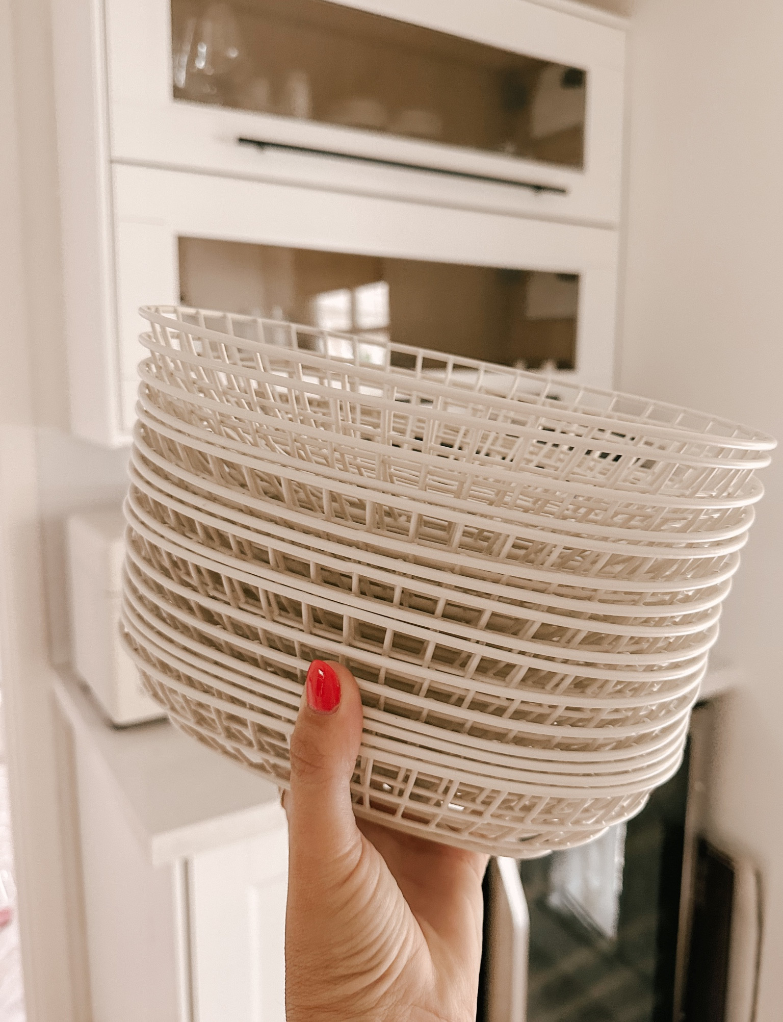 Serving vessels to make food fun! These wire baskets from hearth & hand for target get used all the time! For pizza parties, adult get togethers and all the meals in between. Kids meals dishes and kitchen stuff are my favs 

#LTKBacktoSchool #LTKFamily