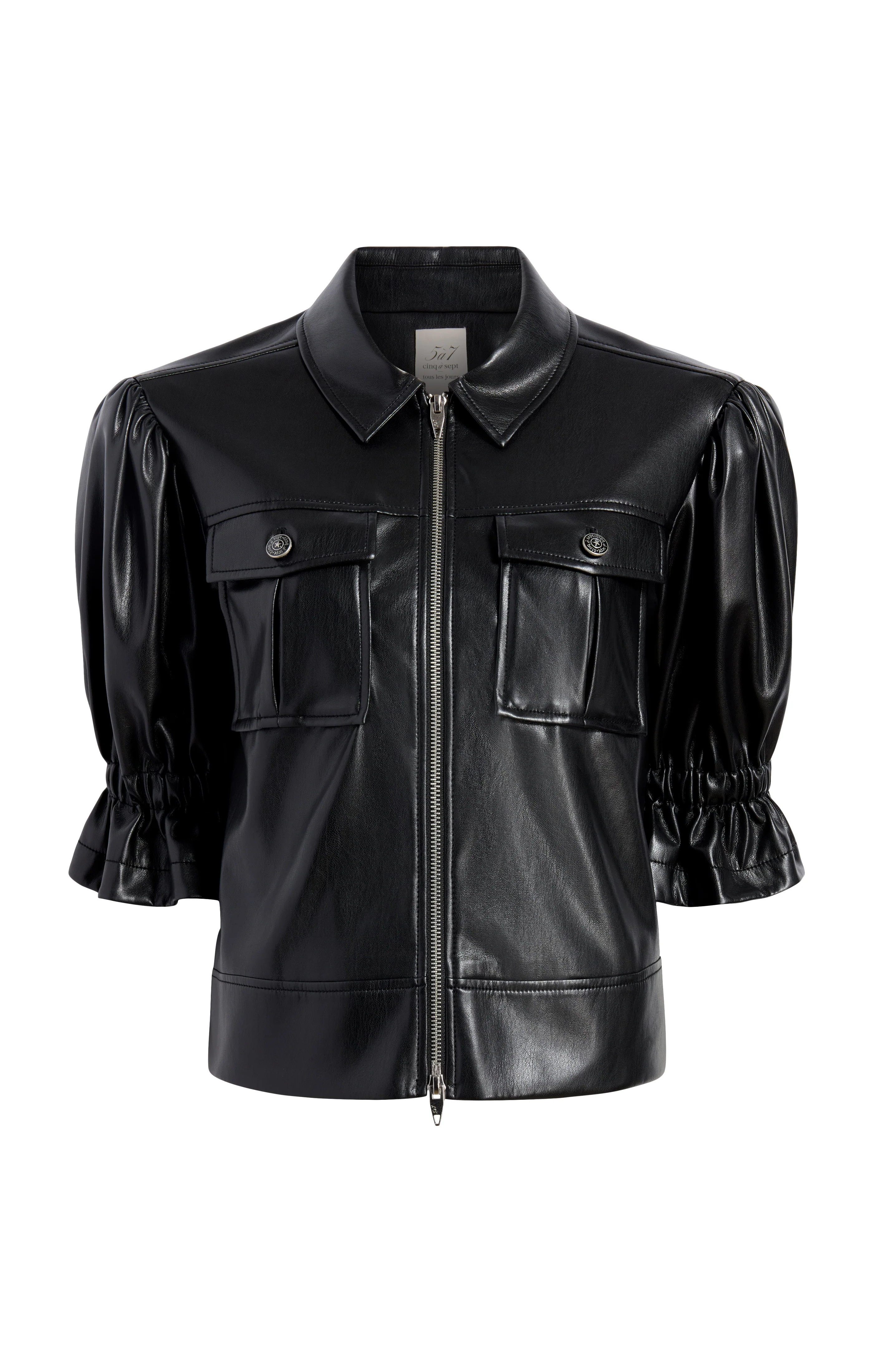 Lite Vegan Leather Holly Jacket | Cinq à Sept