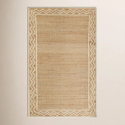 Erin Gates by Momeni Orchard Ripple Natural Hand Woven Wool and Jute Area Rug | Wayfair North America