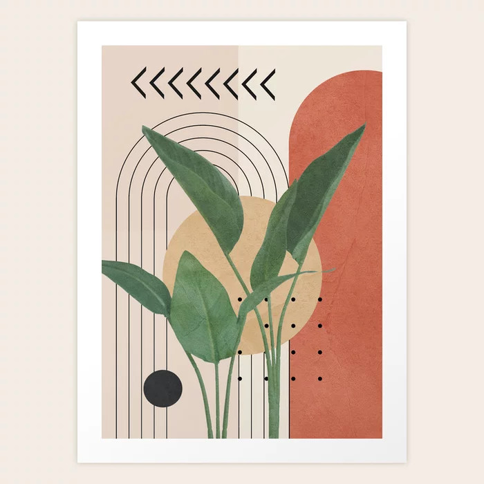 Nature Geometry V Art Print | Society6
