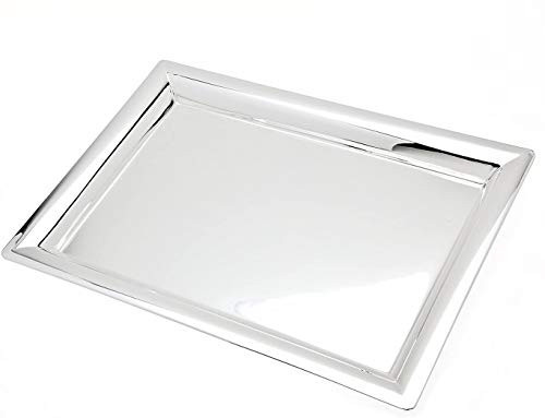 Godinger Stainless Steel Rectangular Tray, Multipurpose use for Vanity, Serving 11 x 16 | Amazon (US)