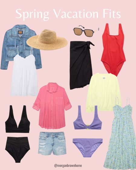 Whether you’re heading on Spring Break or just skipping town for a mini Spring getaway, American Eagle and Aerie have some fun new pieces! Some are already on sale but heads up, #LTKSpringSale is coming 3/8-3/11! #springsale #vacationoutfit #springoutfit #swimwear

#LTKswim #LTKstyletip #LTKSpringSale