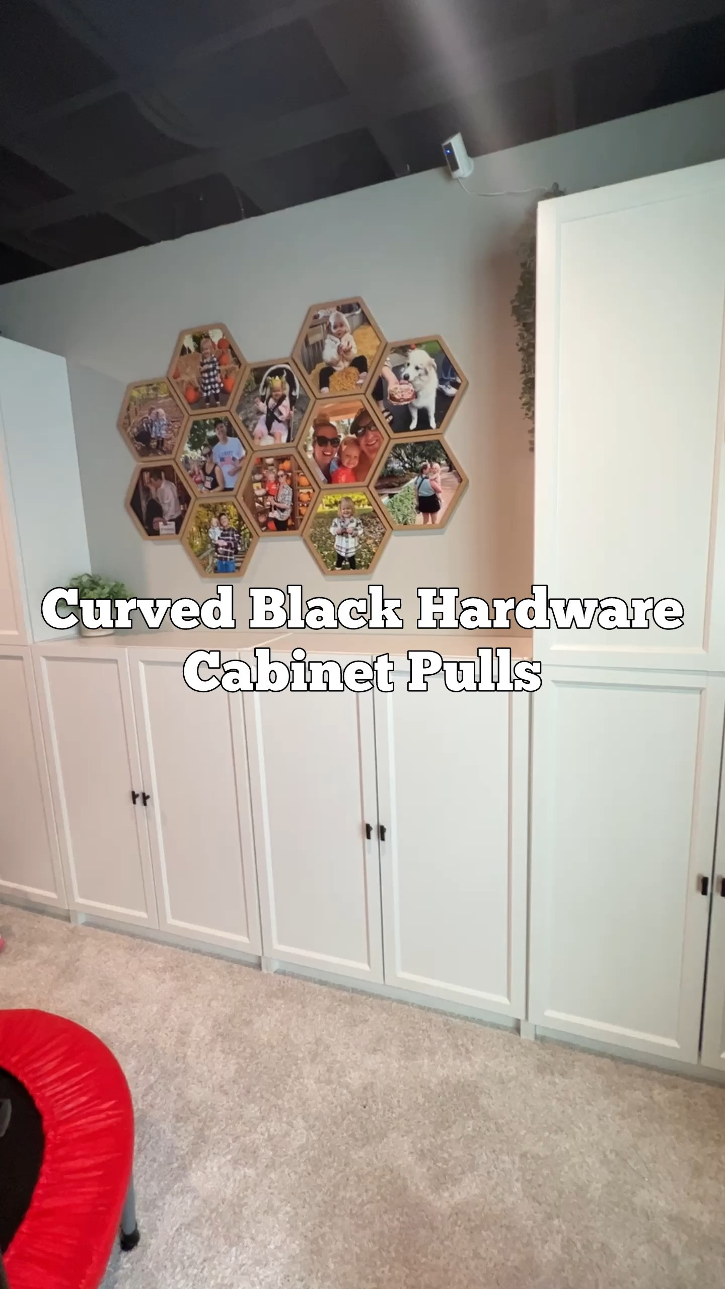 Sleek black cabinet hardware on white cabinets. Easy DIY home improvement swap to improve the aesthetic of your space and furnishings.

#LTKHome