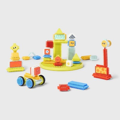 Interlocking Building Blocks Set - 80pc - Gigglescape™: Educational Manipulatives, Fine Motor Skills, Ages 3+ | Target