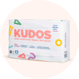 Diaper Box | 100% Cotton-Lined TCF Diapers Size 1-6 | Kudos | Kudos Inc