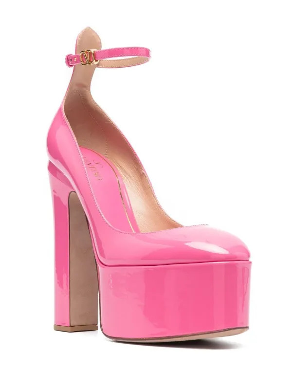 Tan-Go 155mm platform pumps | Farfetch Global