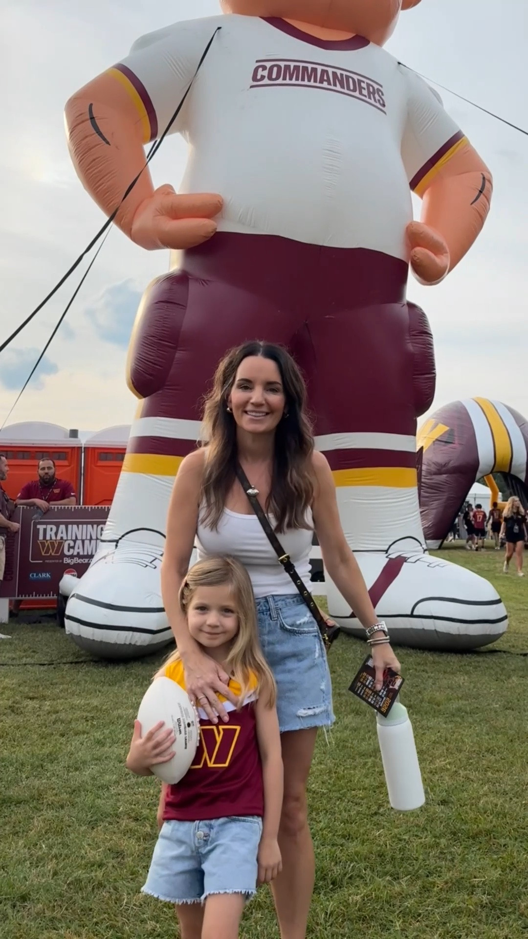 Get ready with me to go to commanders training camp with my 4 year old