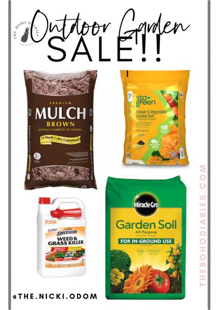 Big GARDEN SALE this weekend! Need soil, or planting essentials? Grab these while they’re on a great sale for your outdoor gardening needs. #homegardening #lawnandgarden #homesale #salealert

#LTKSeasonal #LTKsalealert #LTKhome