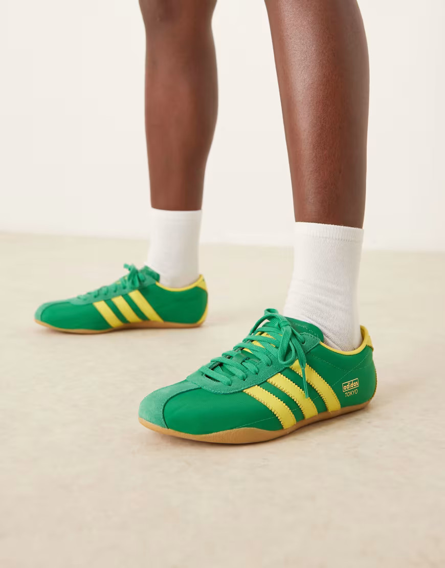 adidas Originals Tokyo sneakers in green and yellow | ASOS (Global)