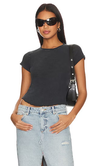 Free People x We The Free Be My Baby Tee in Black. - size M | Revolve Clothing (Global)