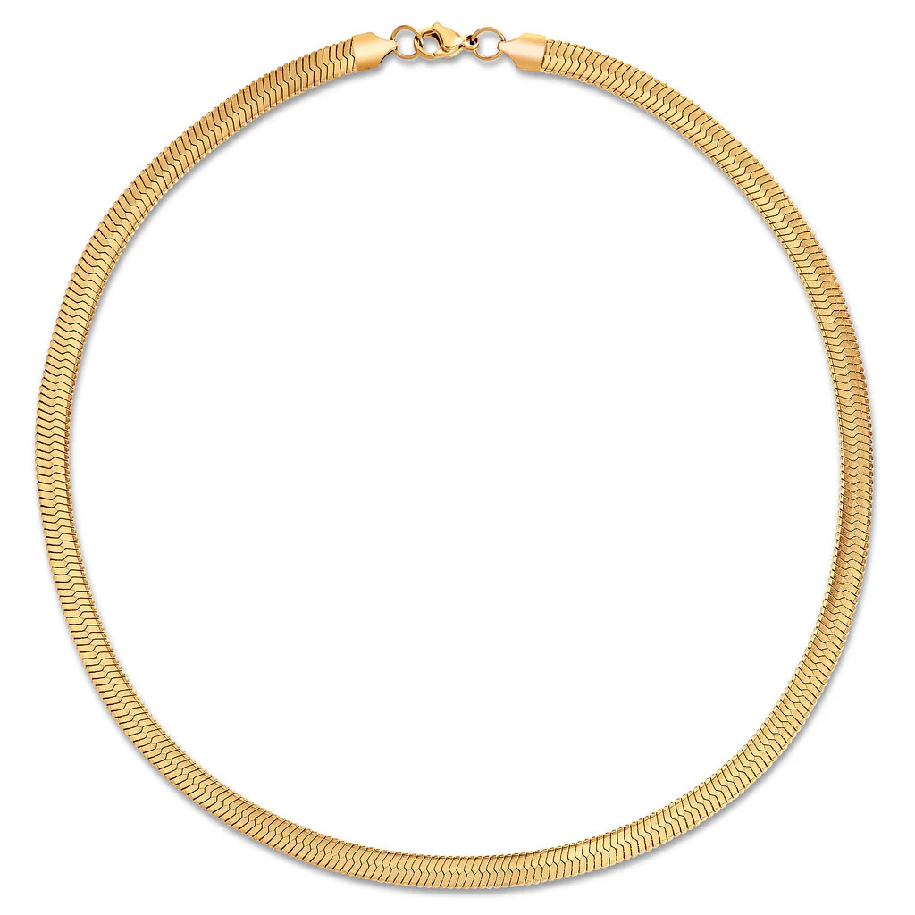 Ellie Vail - Paola Herringbone Chain Necklace | Ellie Vail Jewelry