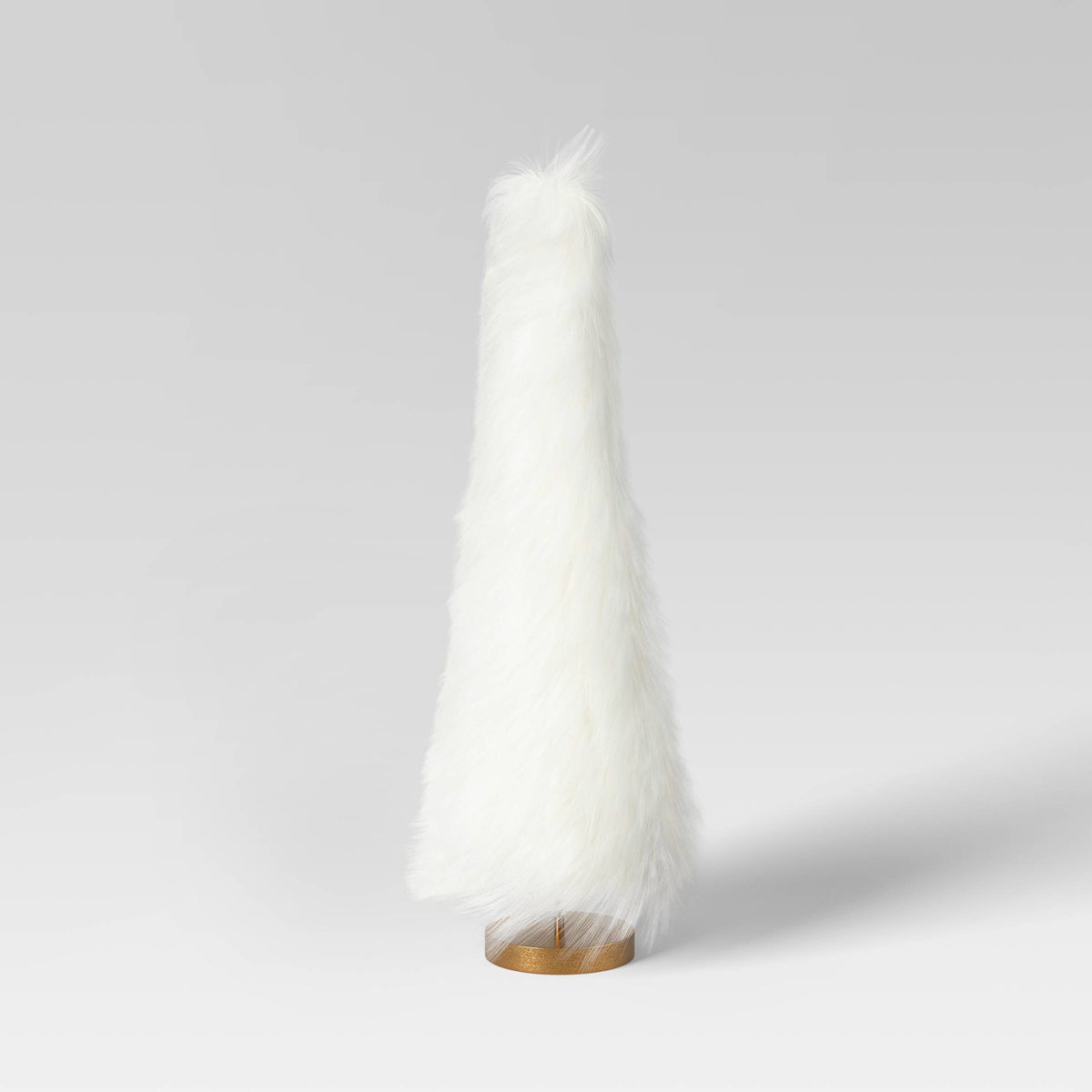 24" Faux Fur Christmas Tree Sculpture - Wondershop™ White | Target