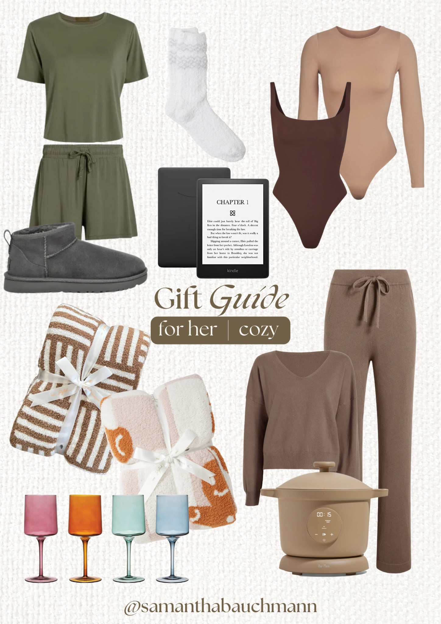 COZY gift guide for her!! Holiday, Christmas, pajamas, Skims, Nuuds, reading, relaxing, blankets 

#LTKHoliday #LTKSeasonal #LTKGiftGuide