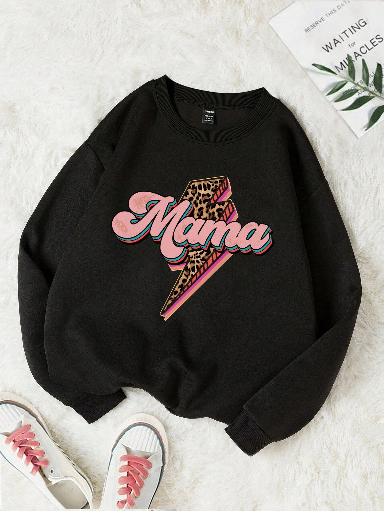 Letter Graphic Thermal Lined Sweatshirt | SHEIN