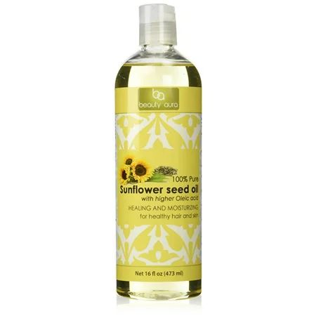 Beauty Aura Sunflower Oil 16 Oz | Walmart (US)