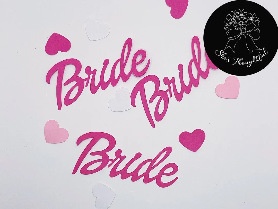 BRIDE DOLL CONFETTI Bachelorette Confetti Bridal Shower - Etsy | Etsy (US)