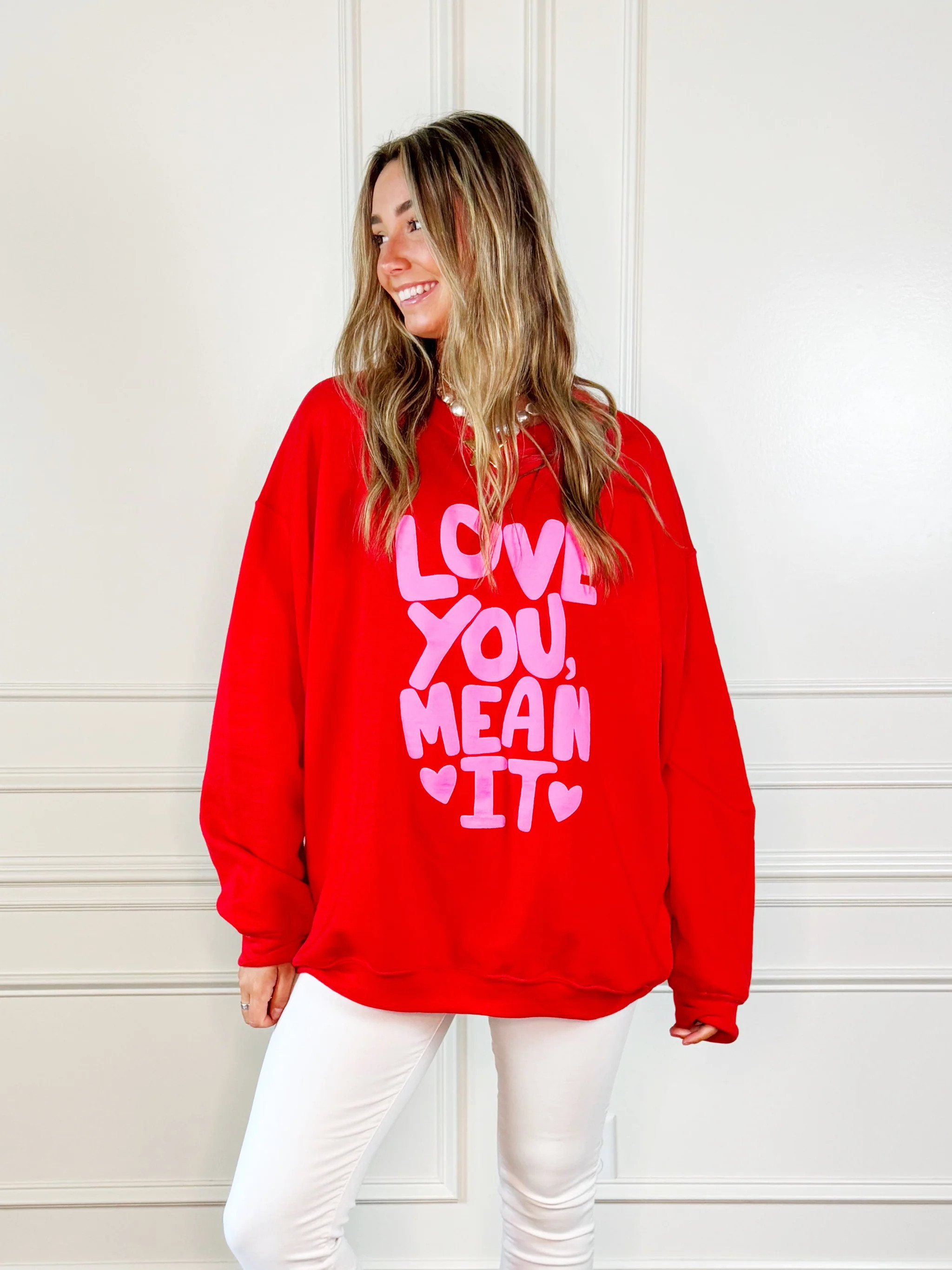 Love You Mean It Youth & Adult Sweatshirt | Poppy & Pine