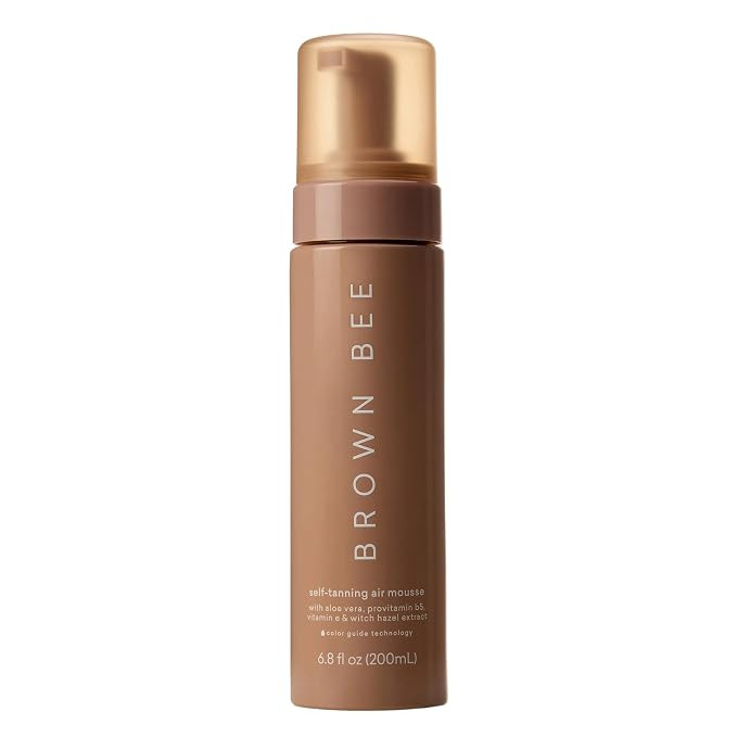 Brown Bee Air Self Tanning Mousse 200 ml – Self Tanner Mousse with Color Guide, Coconut Vanilla... | Amazon (US)