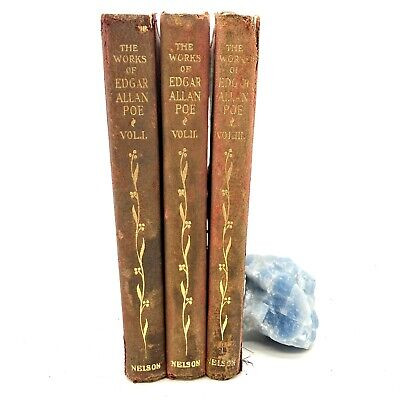 POE, Edgar Allan "The Works of Edgar Allan Poe" [Thomas Nelson, 1905] Leather | eBay US