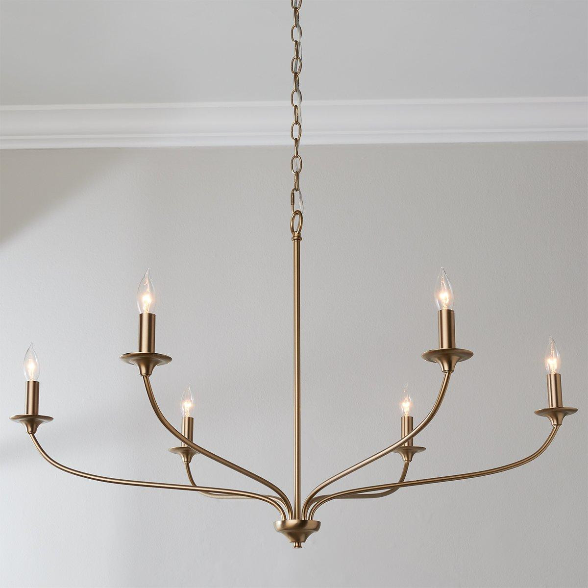 Alainey Chandelier - 6 Light | Shades of Light