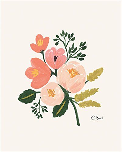 Rifle Paper Botanical Print - Rose | Amazon (US)
