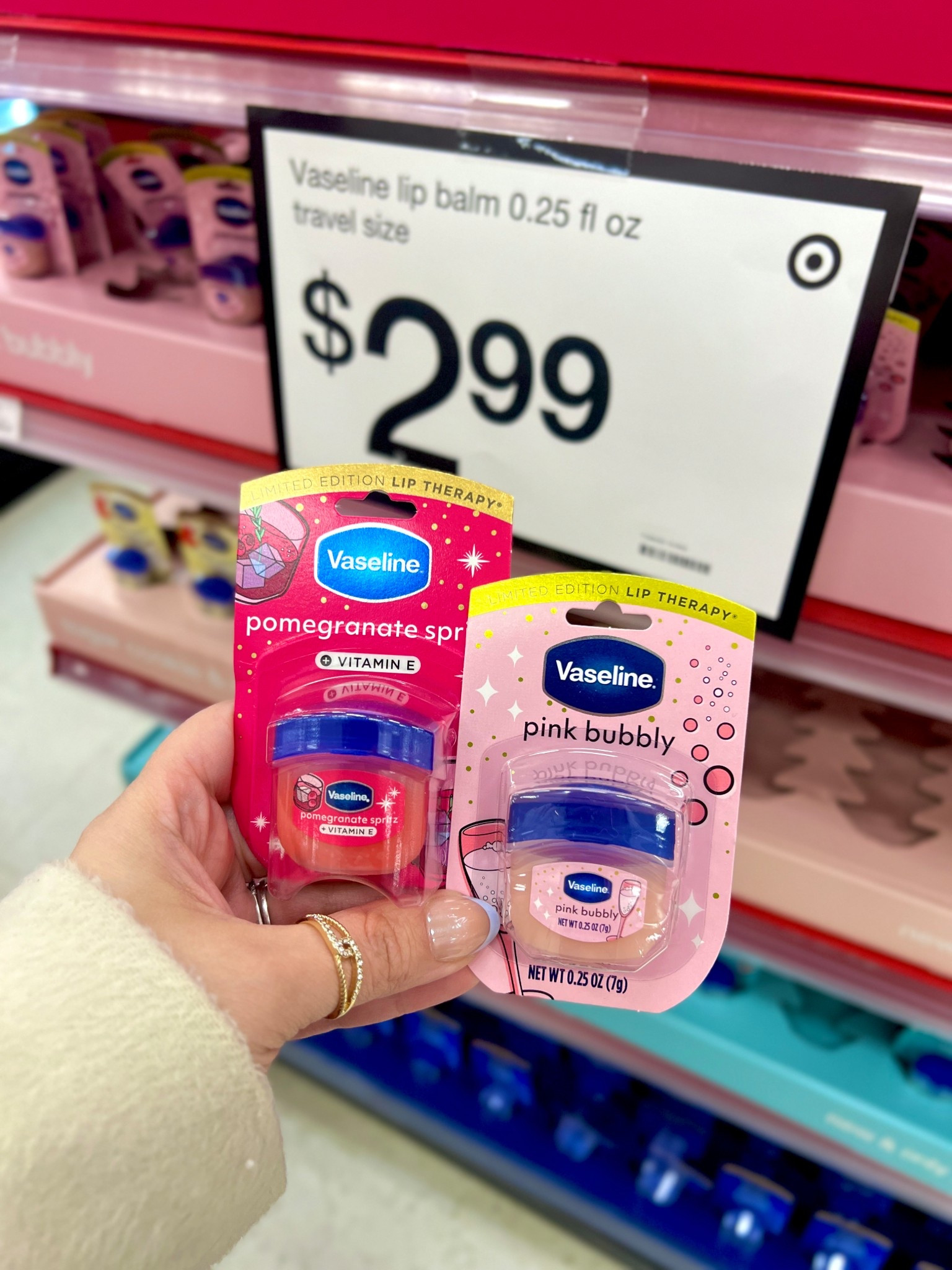Vaseline lip therapy 

#LTKBeauty #LTKHoliday #LTKGiftGuide