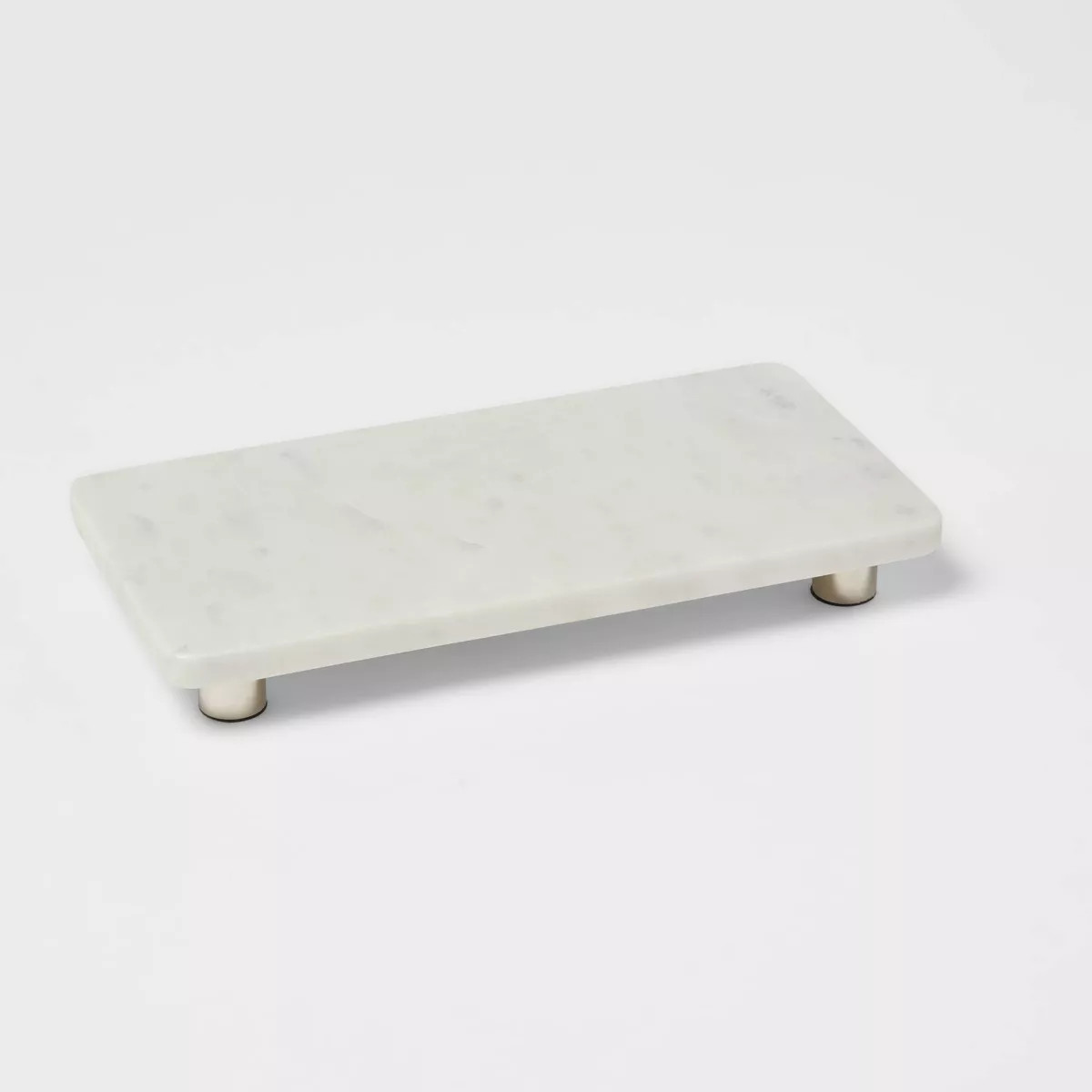 12" x 6" Marble Serving Stand White - Threshold™ | Target
