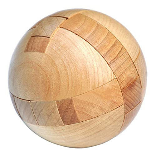 KINGOU Wooden Puzzle Magic Ball Brain Teasers Toy Intelligence Game Sphere Puzzles for Adults/Kids | Amazon (US)