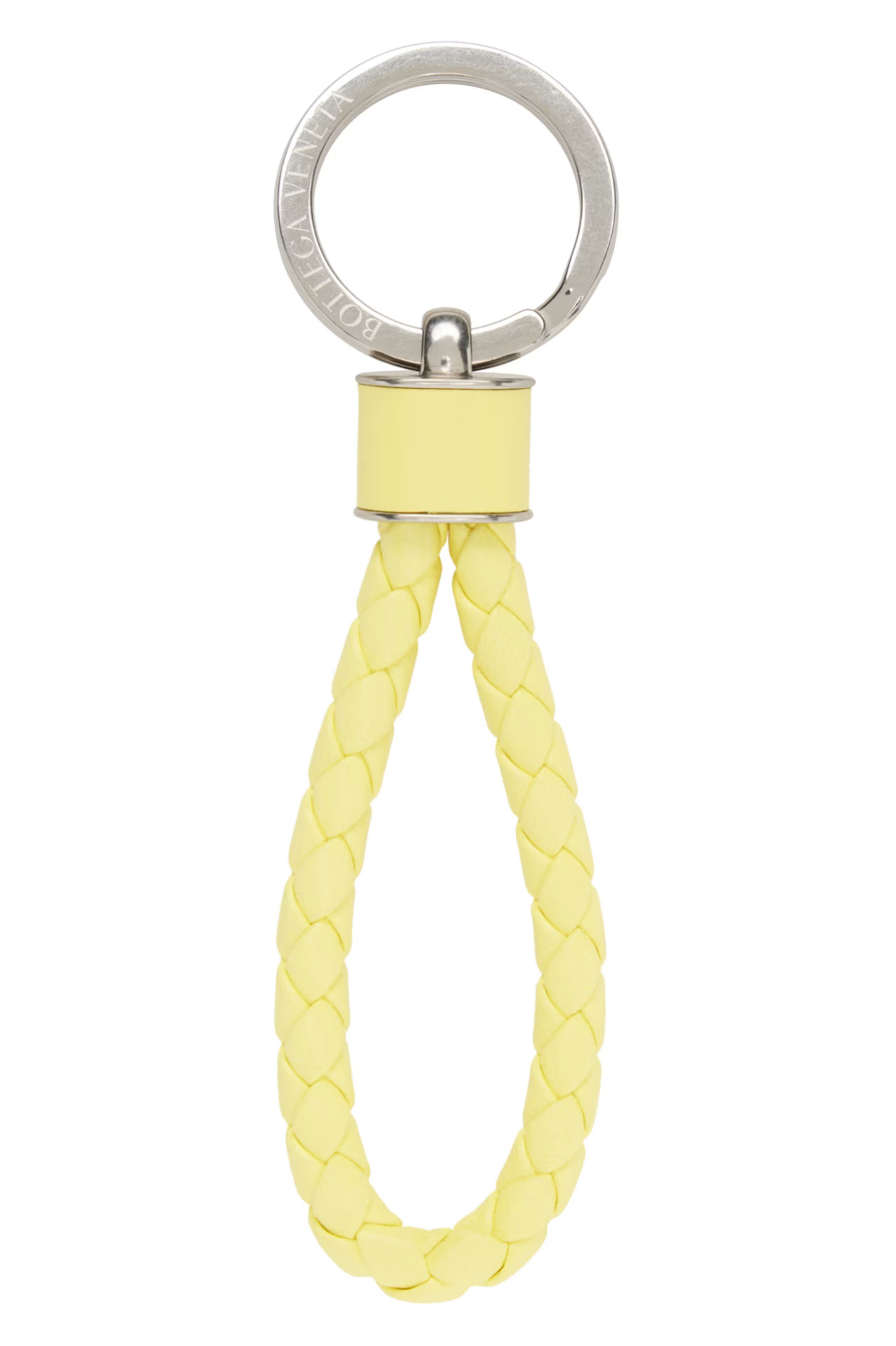 Yellow Intreccio Key Ring | SSENSE