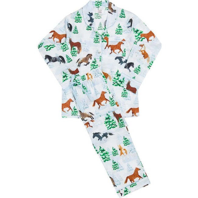 Sant and Abel | Women's Skydog Long Pajama Set (Multicolor, Size X-Small) | Maisonette | Maisonette