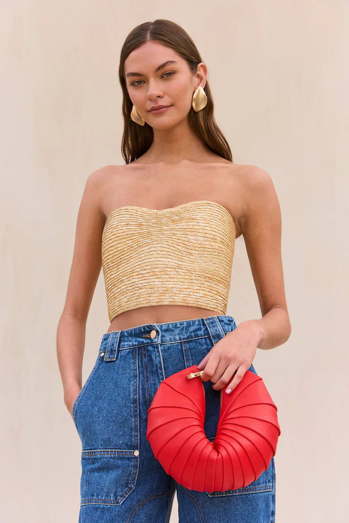 JACIRA TOP - NATURAL RAFFIA | Cult Gaia - US