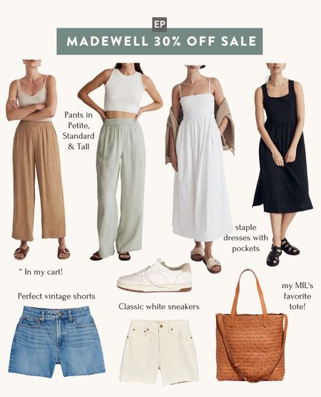 Madewell is having a huge sale with 30% off using code WARMUP
Sharing a few vacation and travel petite friendly items on my radar! This dress looks very similar to the uniqlo one I love that’s sold out in small sizes , and the breezy cropped pants are in my cart. 

#LTKunder100 #LTKsalealert #LTKtravel