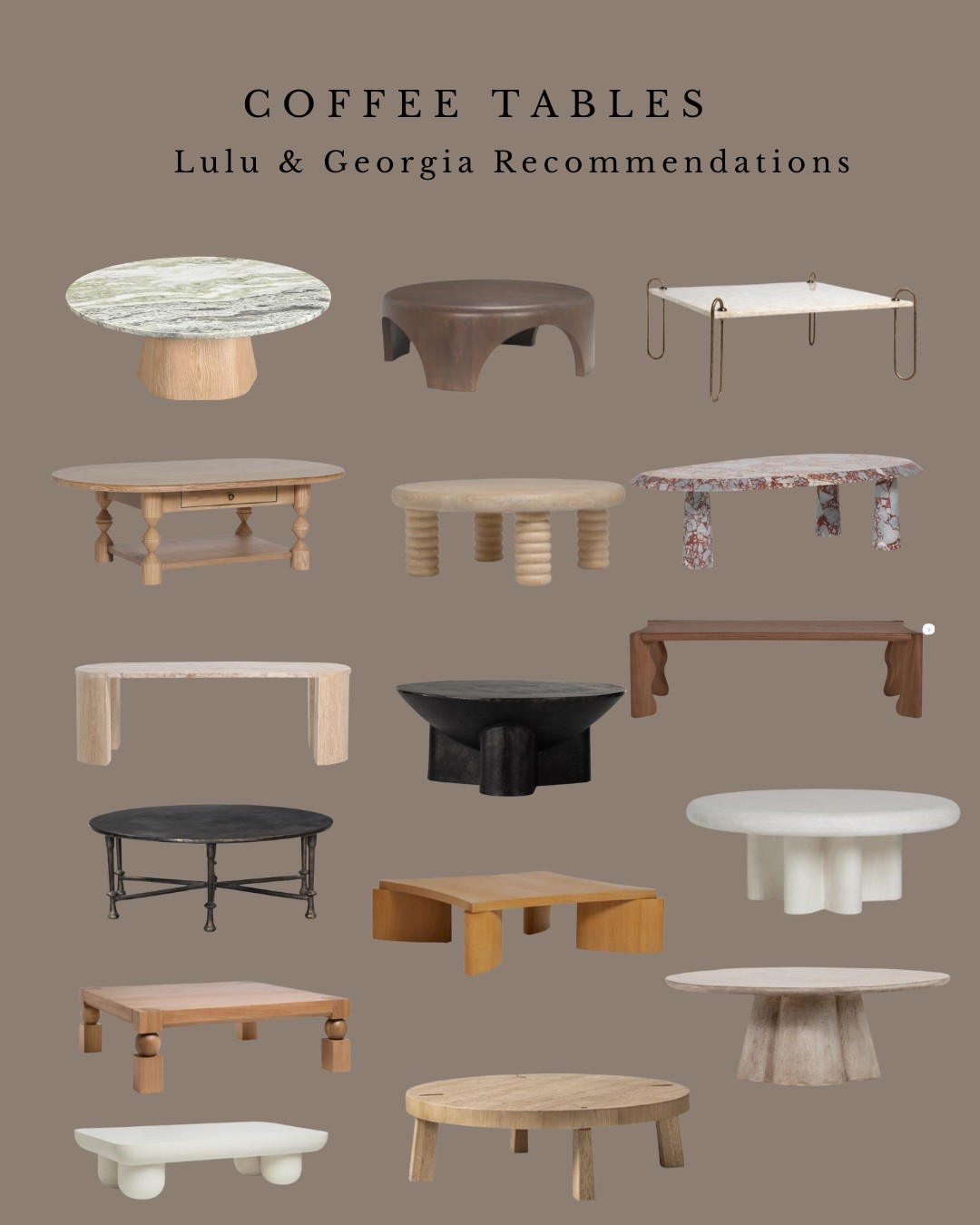 Lulu & Georgia Coffee Table Recommendations! 

#LTKHome