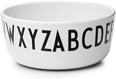 Design Letters melamine bowl for kids and baby | Toddler bowl for breakfast and snacks | Use as Cere | Amazon (US)