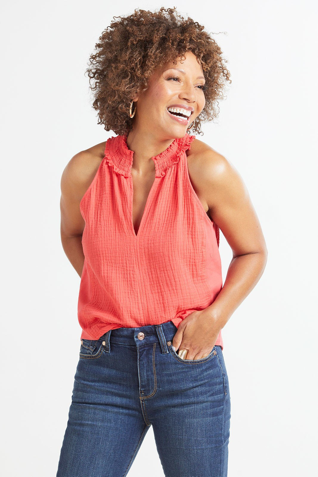 EVEREVE Serena Gauze Top | EVEREVE | Evereve