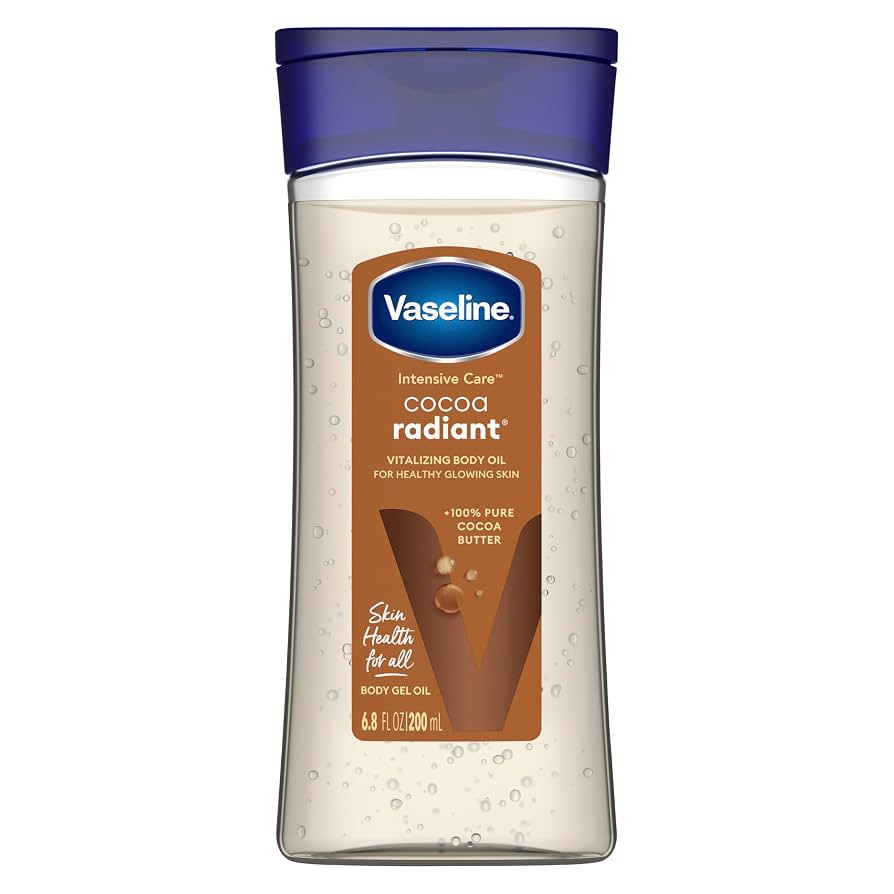 Vaseline Intensive Care Body Gel Oil, Cocoa Radiant, 6.8 oz | Amazon (US)