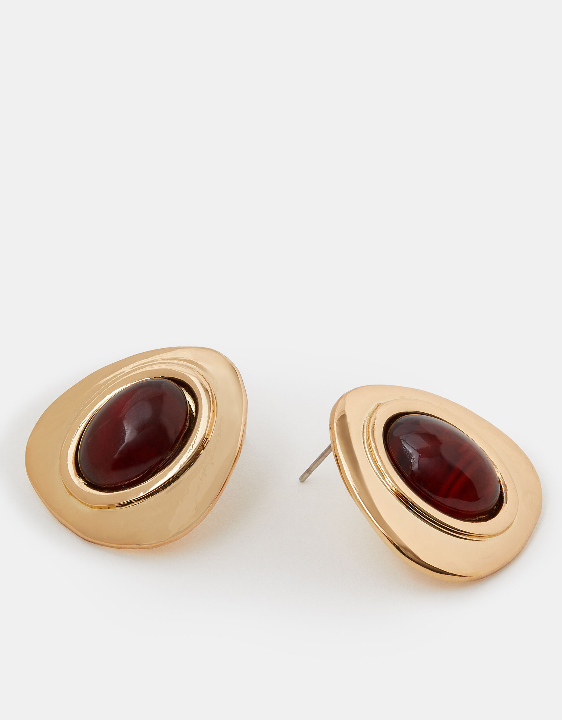 Statement Resin Stone Stud Earrings | Accessorize (Global)