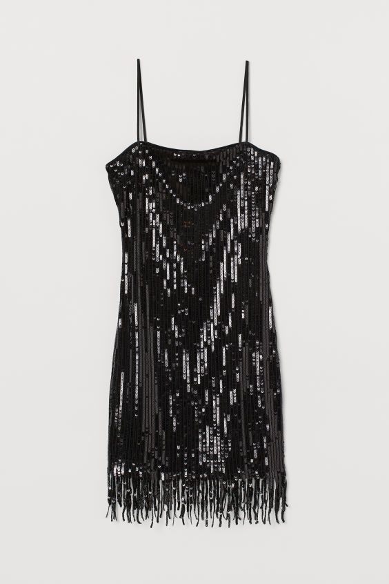 Sequined Dress with Fringe | H&M (US + CA)