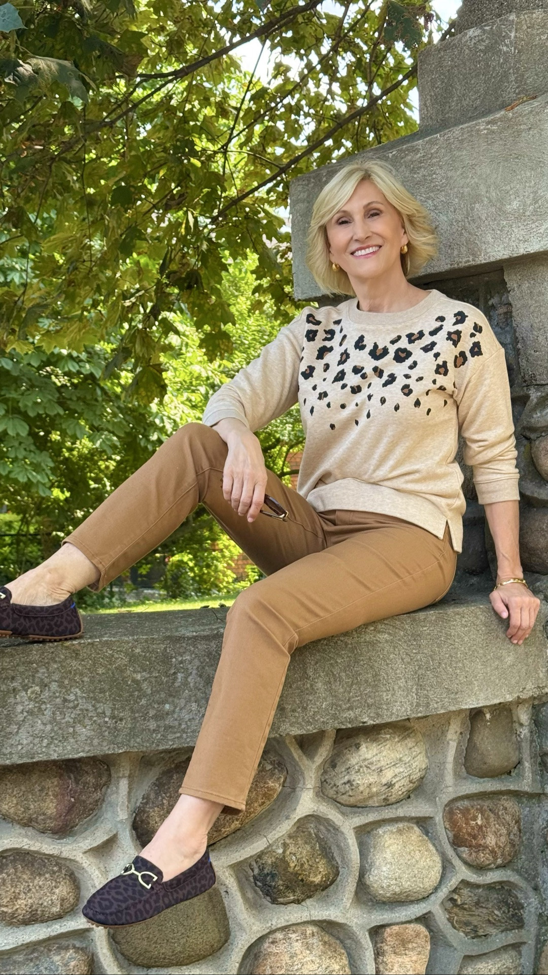 Leopard print + neutrals will always be a winning combination in my book. 🐆🤎

I’m loving this leopard print sweater from Talbots paired with beige jeans and classic loafers. It’s such an easy, everyday look, but the print gives it just enough personality to keep it from feeling too basic.

Comfortable, classic and effortlessly put together — exactly the kind of outfit I love wearing on repeat.

#LTKOver40 #LTKSeasonal #LTKootd