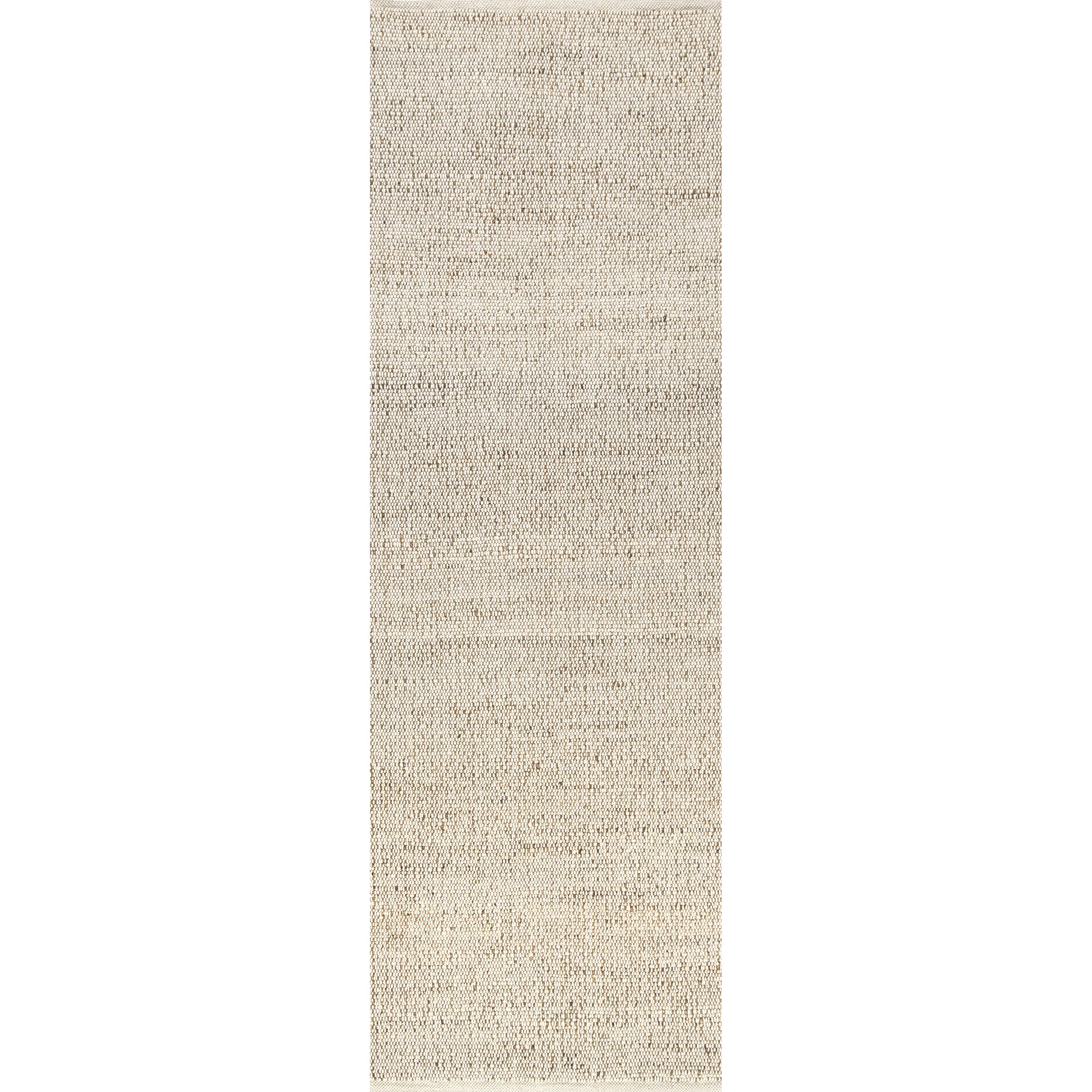 Helton Farmhouse Jute Blend Natural Tan Area Rug | Wayfair North America
