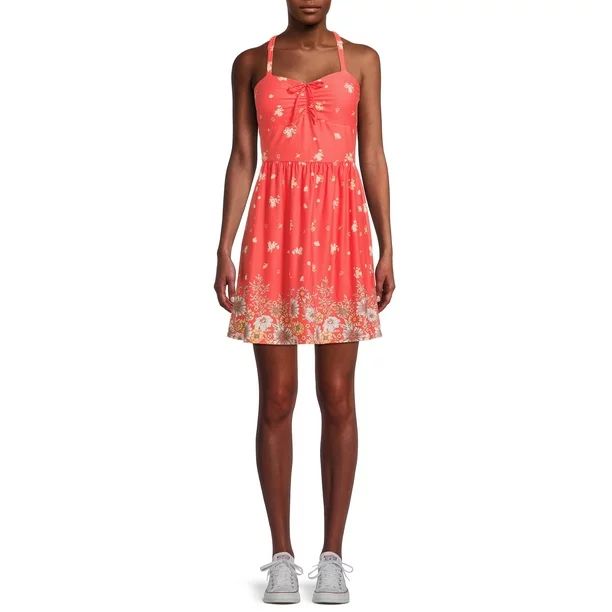 No Boundaries Juniors’ Empire Lace Back Dress - Walmart.com | Walmart (US)