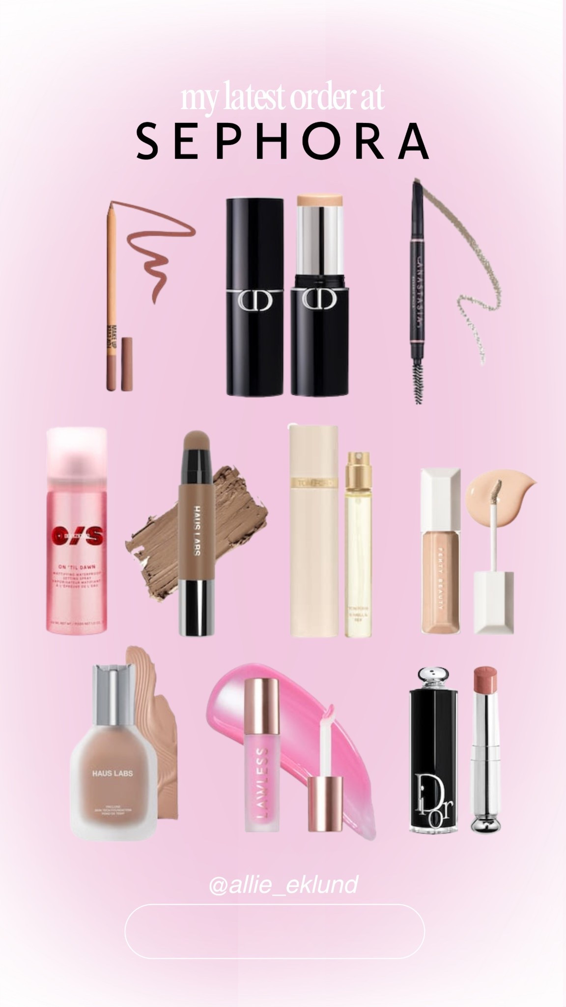 fresh Sephora haul that screams spring!!  just placed this order and counting down until when it arrives. new lip combos that are pink and pouty, skin picks for an effortless glow and a restock of my tried and true one size setting spray. 

 #makeup #sephorahaul #sephraspringfinds #LTKmakeup