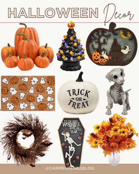 Halloween Decor

pumpkins, Halloween, Halloween decor, fall decor, fall florals, wreath

#LTKHalloween #LTKhome #LTKSeasonal