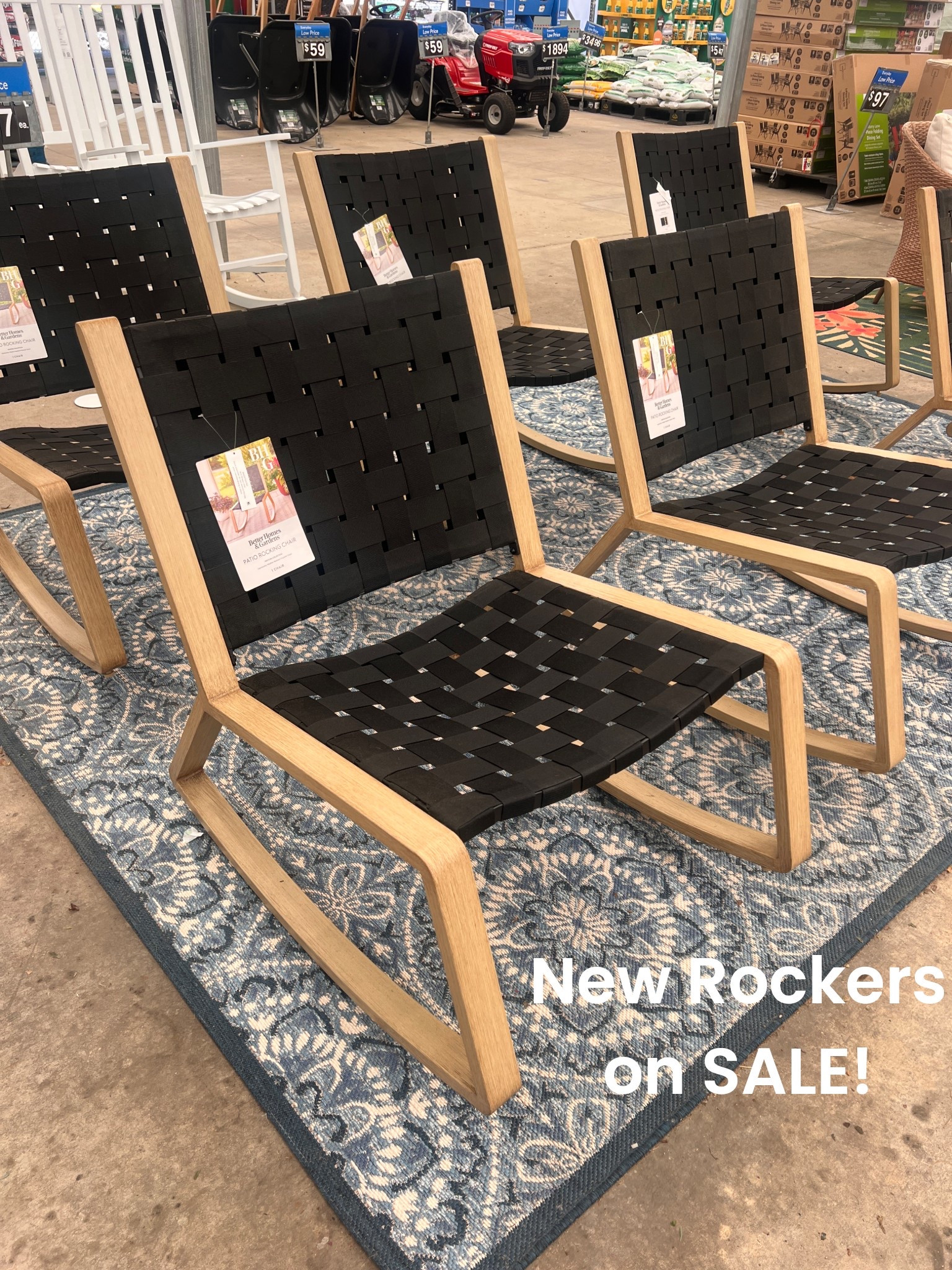 These black woven rockers are the perfect modern touch to your patio! Also currently on sale!

Patio furniture | affordable patio decor | modern patio furniture 

#LTKSaleAlert #LTKHome