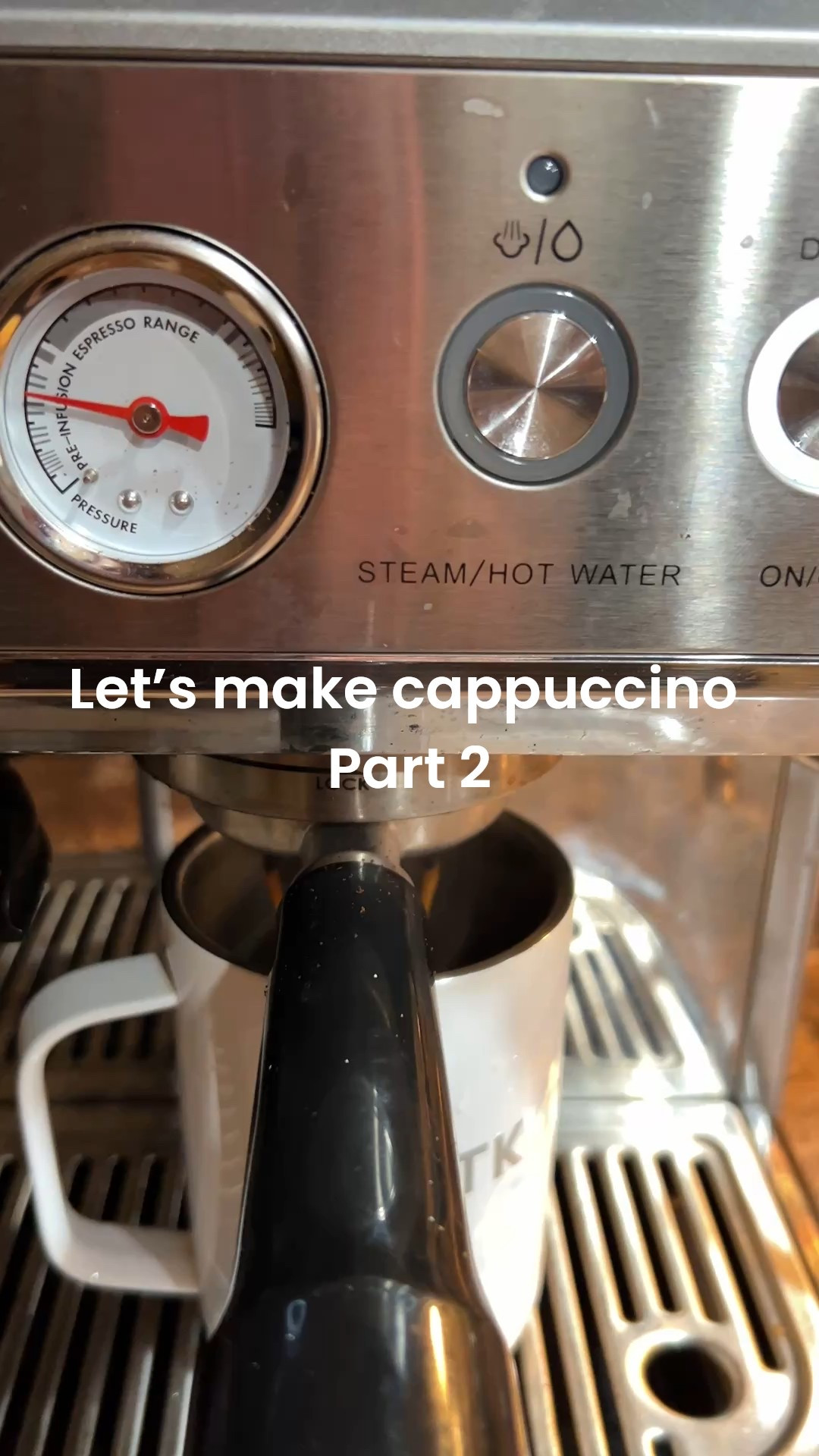 Let’s make cappuccino coffee together in the Garvee espresso machine. Part 1. Took 4 minutes

#LTKmorningroutine #LTKdayinmylife #LTKgrwm