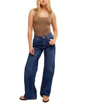 Women's Luna Square-Neck Sleeveless Bodysuit | Macy's