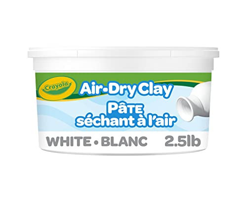 Crayola Air Dry Clay, White, No Bake Modeling Clay for Kids, 2.5lb | Amazon (US)